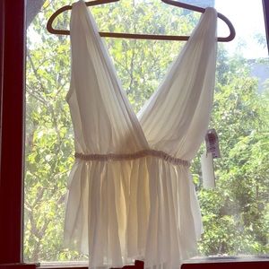 Aritzia ivory top